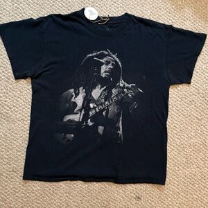 Bob Marley Black Graphic T-Shirt